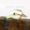 Old School Balsa Baits Squarebill 1 in Sexy Shad
